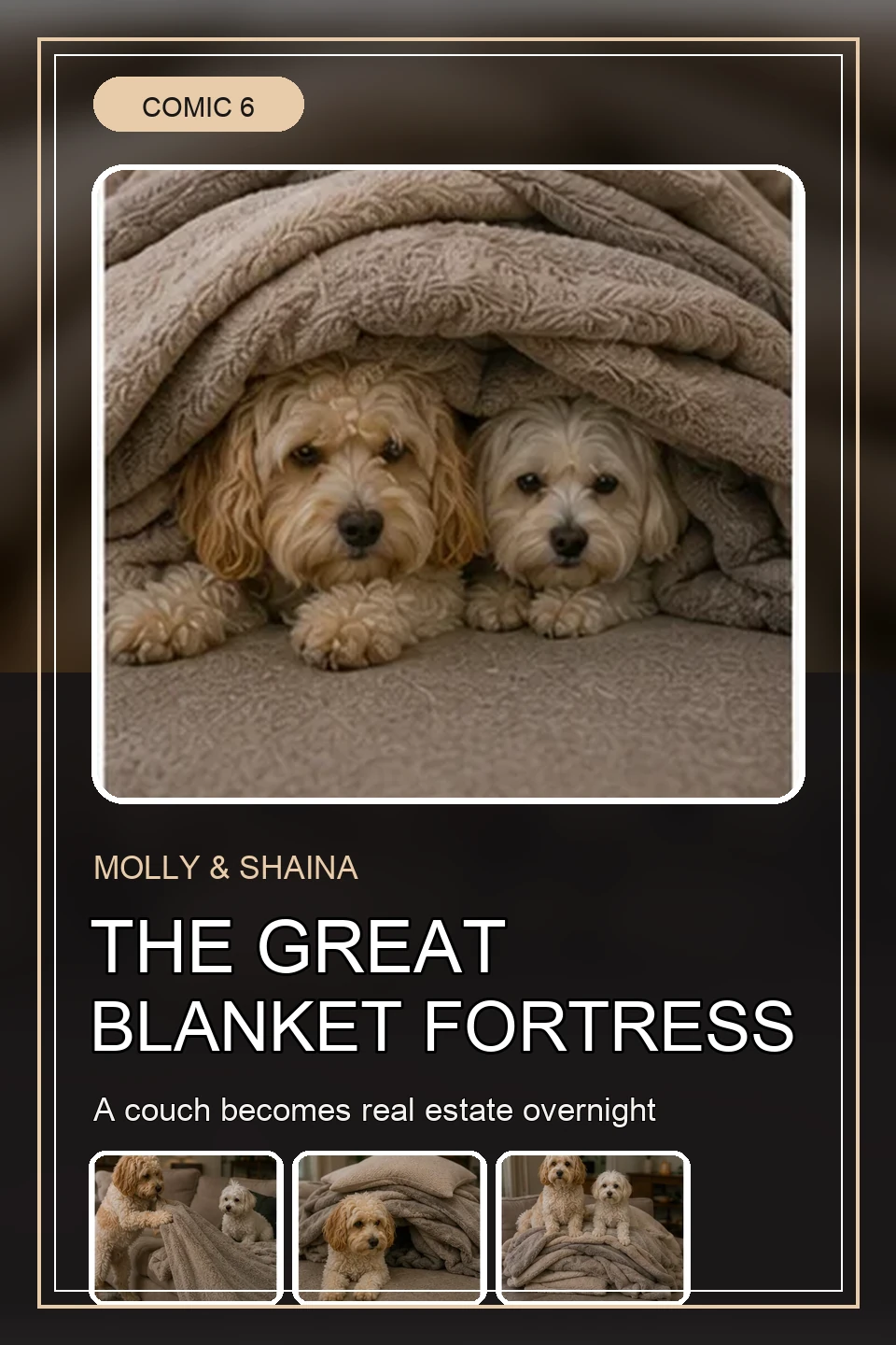 Front cover for The Great Blanket Fortress.