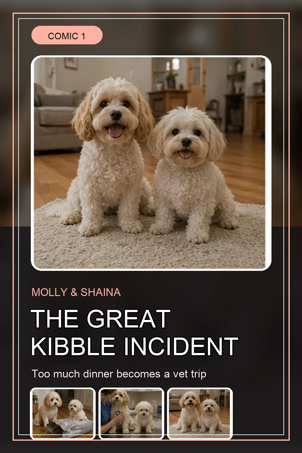Front cover for The Great Kibble Incident.