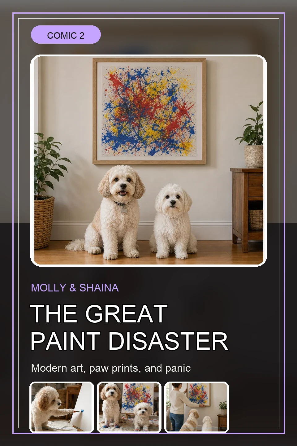 Front cover for The Great Paint Disaster.