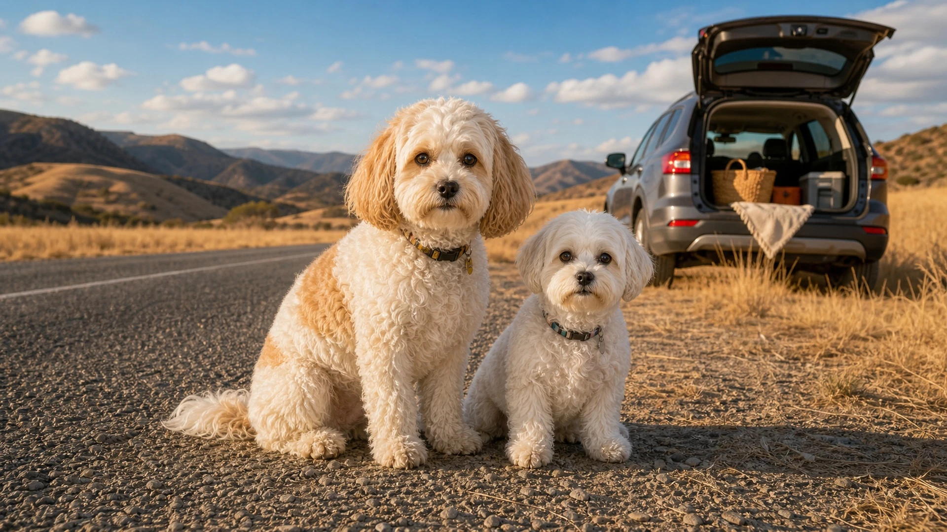 Molly and Shaina together on a road trip