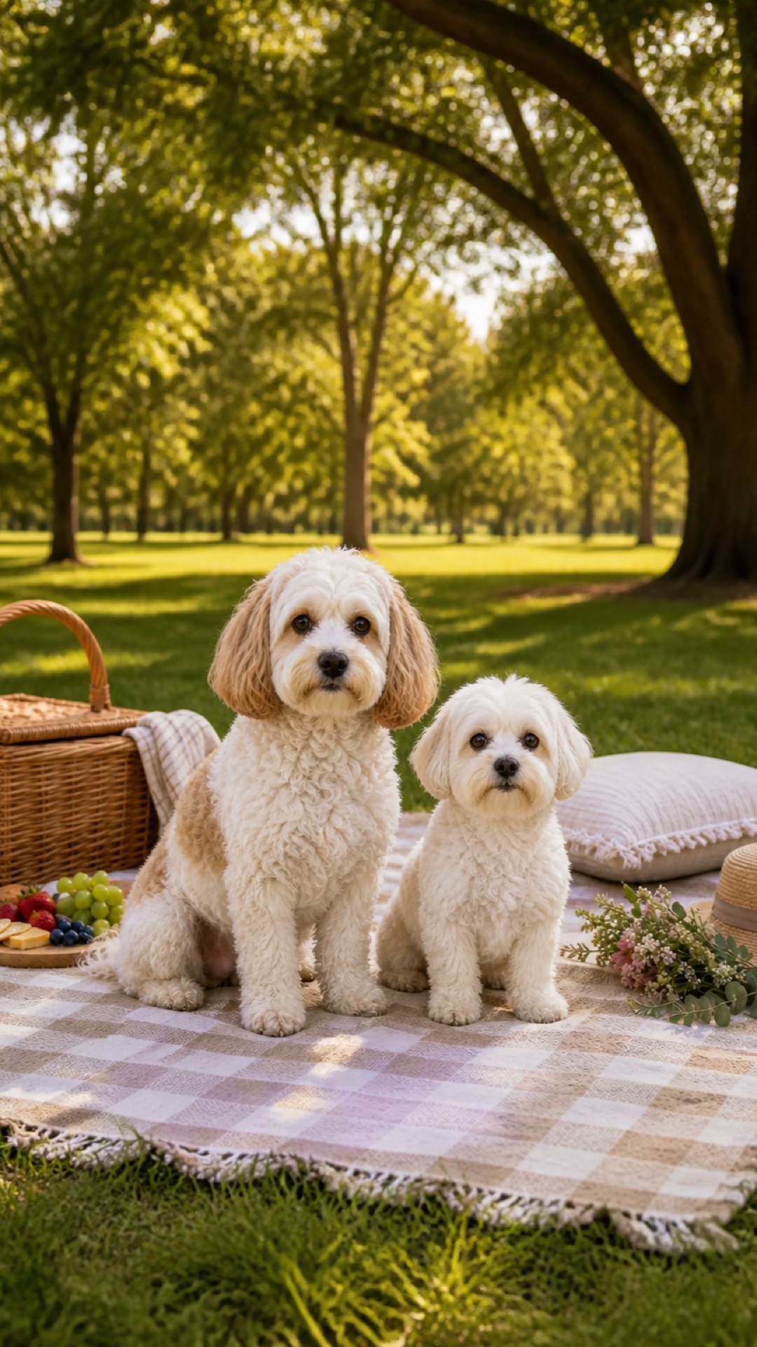 Park Picnic phone wallpaper